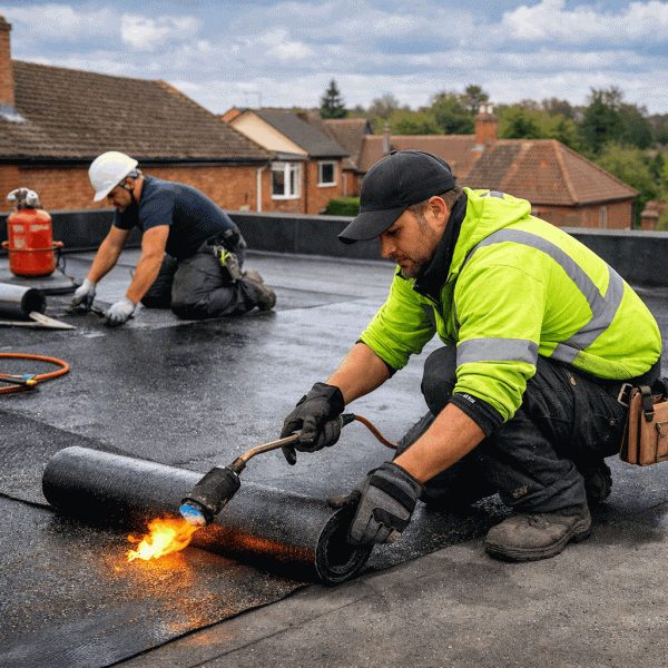 acorns roofing flat roof